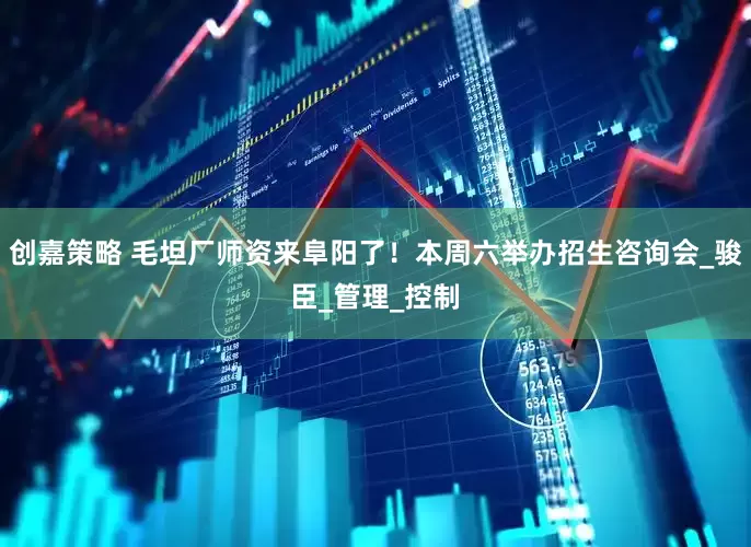 创嘉策略 毛坦厂师资来阜阳了！本周六举办招生咨询会_骏臣_管理_控制